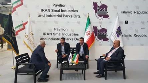 برگزاری پاویون سازمان صنایع کوچک و شهرک‌های صنعتی ایران در نمایشگاه تخصصی سنگ ورونا ایتالیا ۲۰۲۳